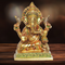 Brass Ganesh Ji God Idol Statue 1.22 Kg